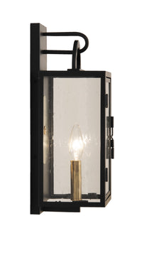Craftmade One Light Wall Mount from the Wolford collection in Textured Black finish