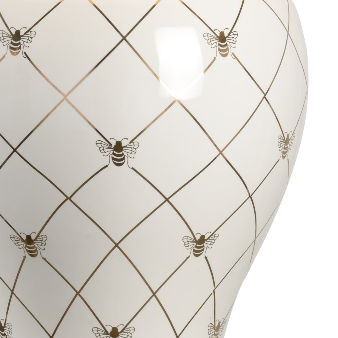Chelsea House Ginger Jar Lamp - White