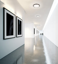 Kuzco Lighting - FM1512-BK - LED Flush Mount - Malta - Black