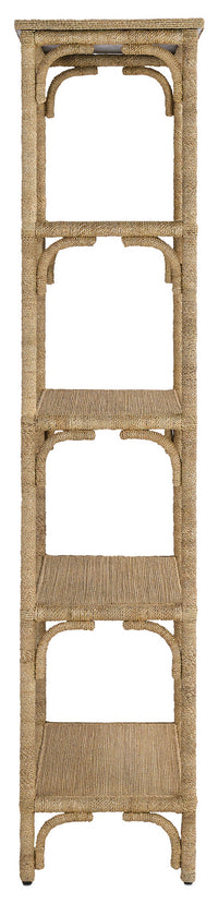 Currey and Company - 3000-0086 - Etagere - Olisa Collection - Natural
