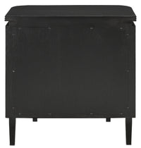 Currey and Company - 3000-0098 - Nightstand - Briallen Collection - Caviar Black/Antique Brass