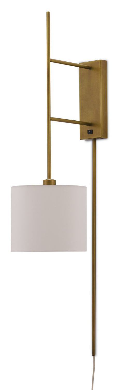 Currey and Company - 5000-0076 - One Light Wall Sconce - Savill Brass Wall Sconce - Antique Brass