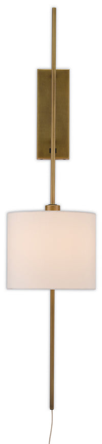 Currey and Company - 5000-0076 - One Light Wall Sconce - Savill Brass Wall Sconce - Antique Brass