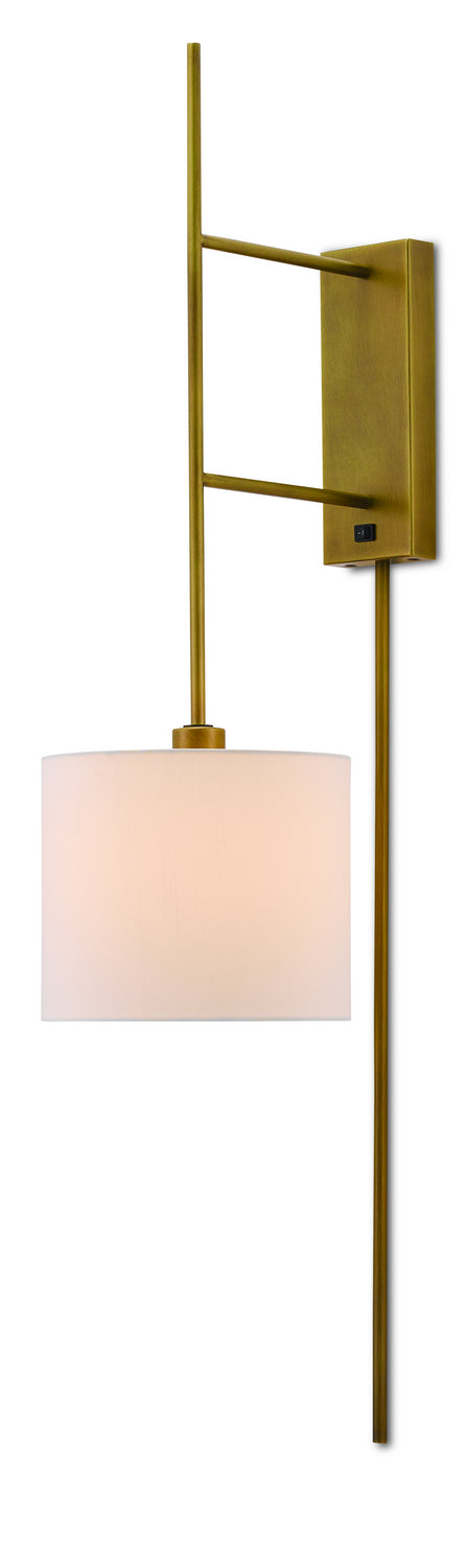 Currey and Company - 5000-0076 - One Light Wall Sconce - Savill Brass Wall Sconce - Antique Brass