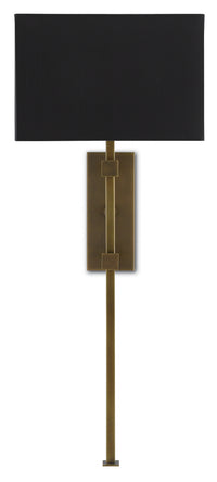 Currey and Company - 5000-0090 - One Light Wall Sconce - Antique Brass