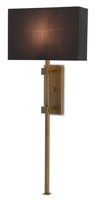 Currey and Company - 5000-0090 - One Light Wall Sconce - Antique Brass