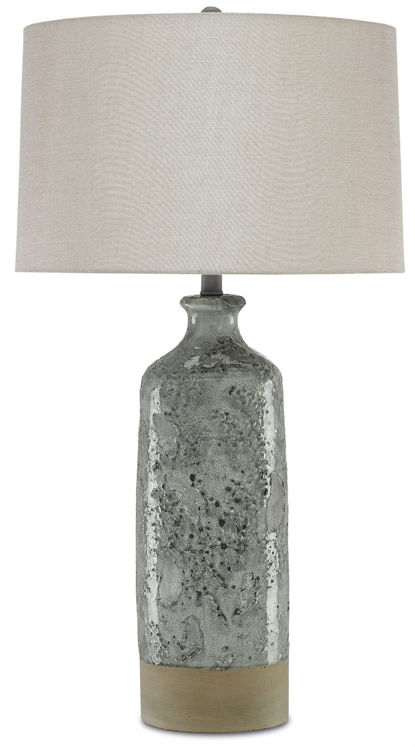 Currey and Company - 6000-0208 - One Light Table Lamp - Stargazer Table Lamp - Celadon Crackle/Gray