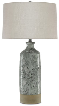 Currey and Company - 6000-0208 - One Light Table Lamp - Stargazer Table Lamp - Celadon Crackle/Gray