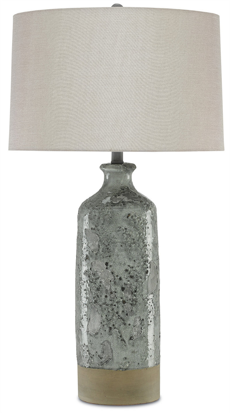Currey and Company - 6000-0208 - One Light Table Lamp - Stargazer Table Lamp - Celadon Crackle/Gray