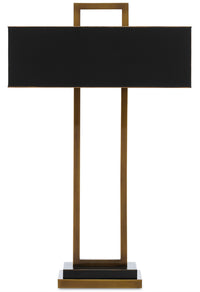 Currey and Company - 6000-0209 - Two Light Table Lamp - Antique Brass/Oil Rubbed Bronze