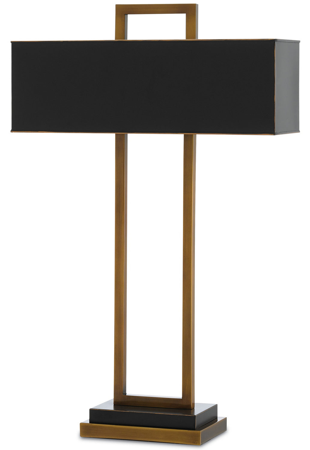 Currey and Company - 6000-0209 - Two Light Table Lamp - Antique Brass/Oil Rubbed Bronze