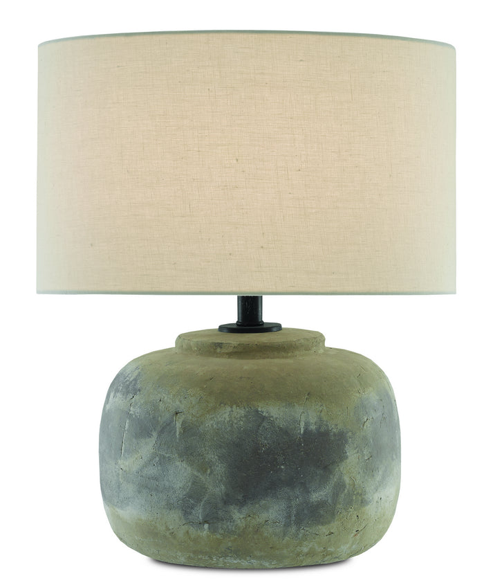 Currey and Company - 6000-0272 - One Light Table Lamp - Beton Table Lamp - Antique Earth