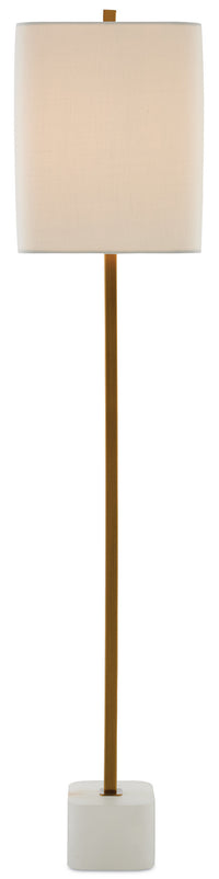 Currey and Company - 6000-0293 - One Light Table Lamp - Felix Brass Table Lamp - Natural/Antique Brass