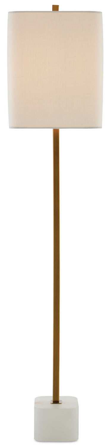 Currey and Company - 6000-0293 - One Light Table Lamp - Felix Brass Table Lamp - Natural/Antique Brass