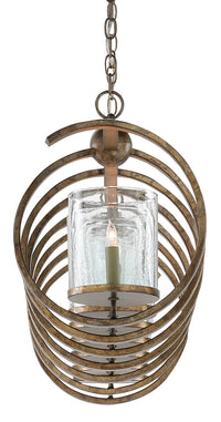 Currey and Company - 9000-0263 - Seven Light Chandelier - Maximus - Pyrite Bronze/Clear