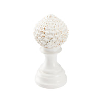 Chelsea House Artichoke Finial - White (Sm)