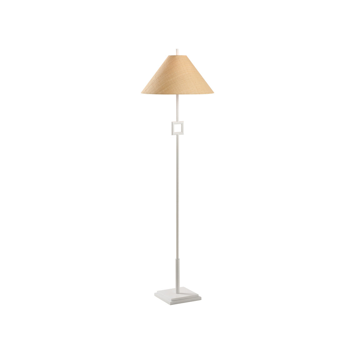 Chelsea House Overhill Floor Lamp - Matte White