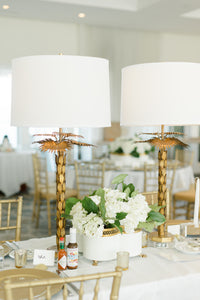 Wildwood Palm Island Lamp - Gold