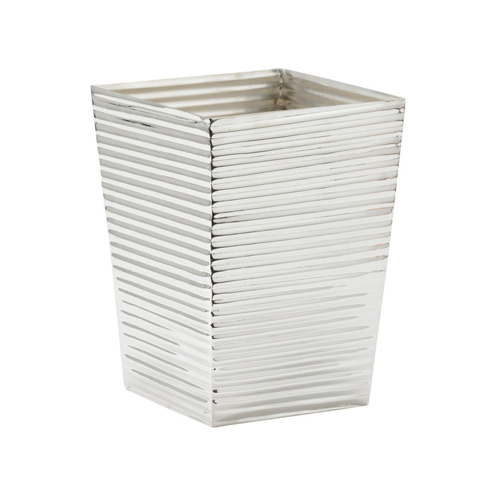 Chelsea House Carson Wastebasket - Silver