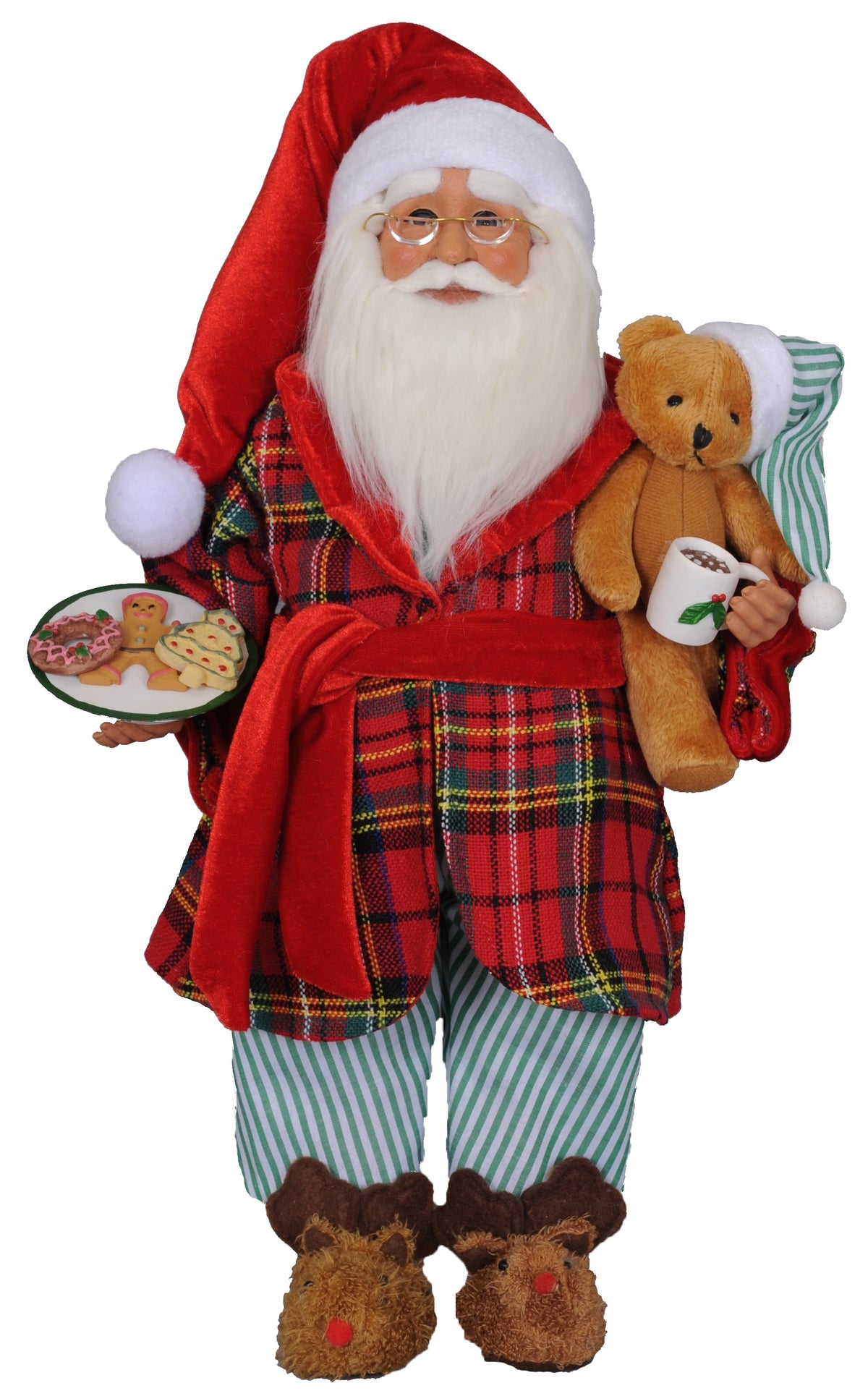 Karen Didion Milk & Cookies Santa