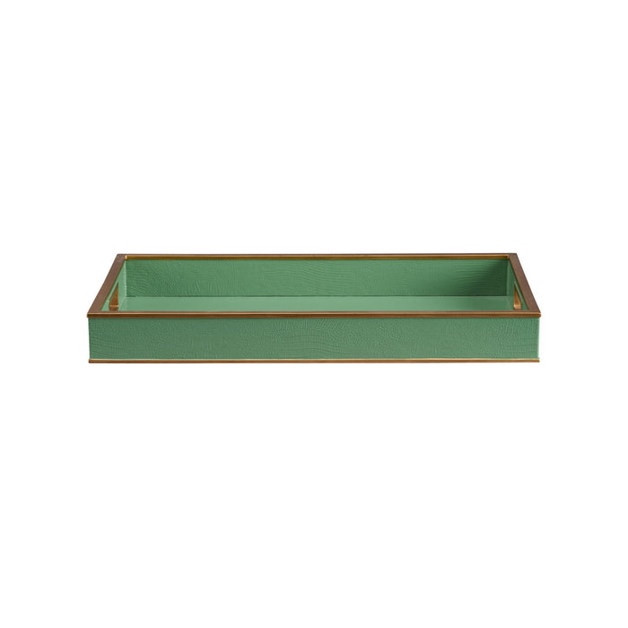 Chelsea House Reddington Tray - Green Croco