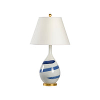 Chelsea House Blue Swirl Lamp