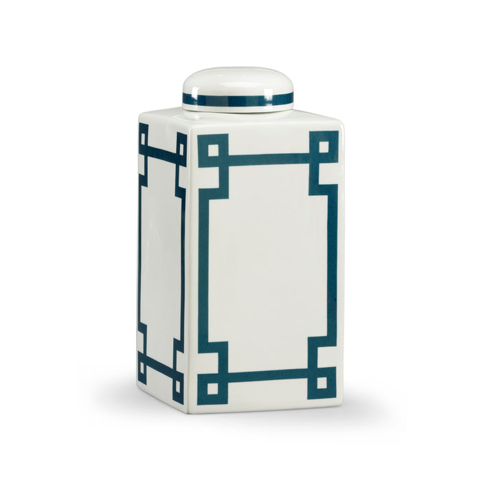 Chelsea House Parquetry Vase - Blue