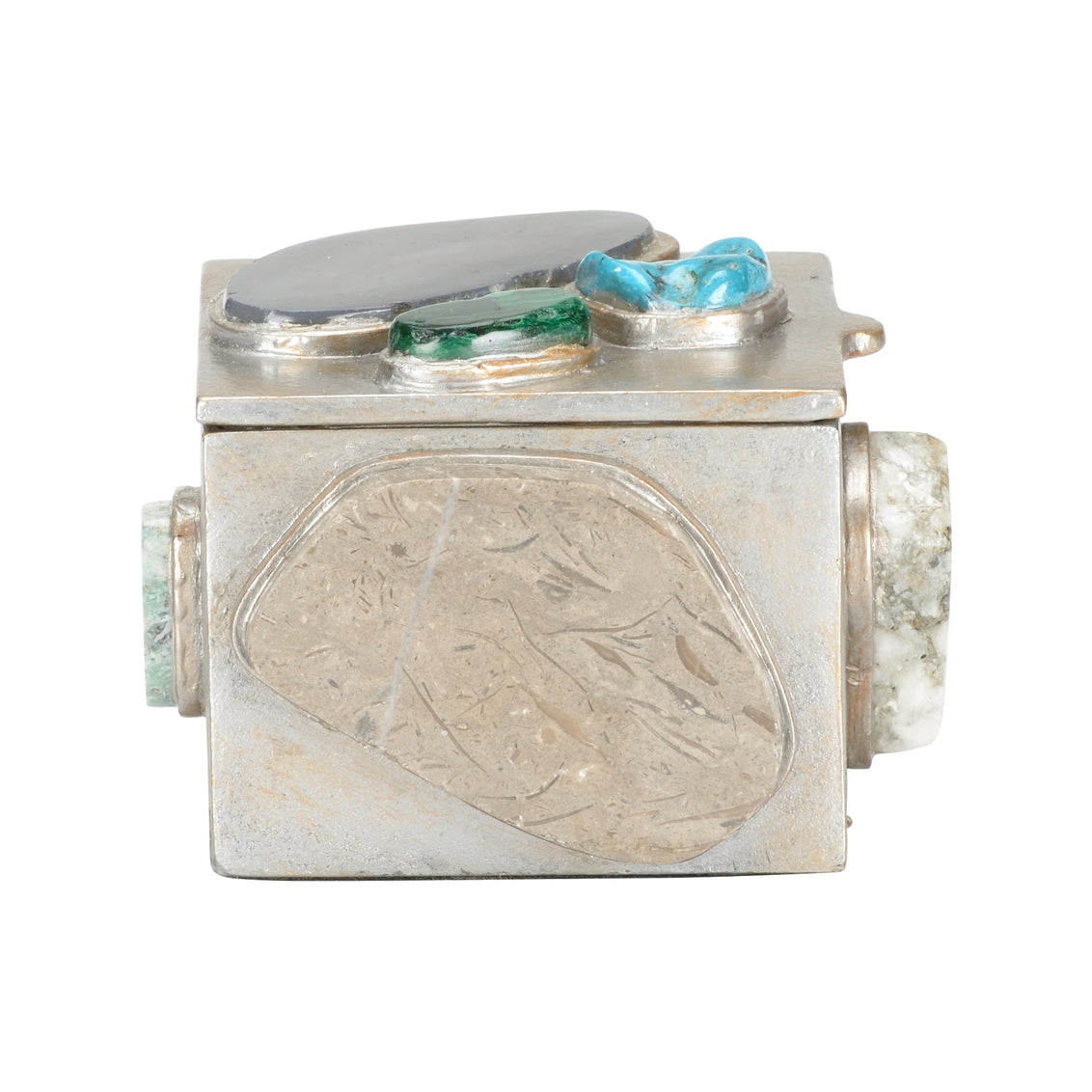 Chelsea House Caribbean Gold Jewelry Box-Square (Lg)