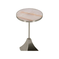 Chelsea House Essex Drinks Table - Rose Quartz