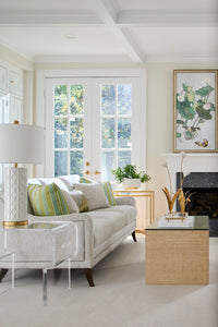 Chelsea House Seed Glass Side Table - Gold