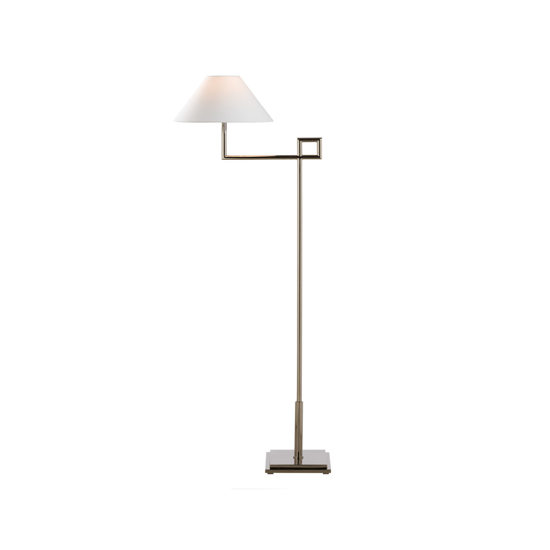 Chelsea House St. Dunstan Floor Lamp - Polished Nickel