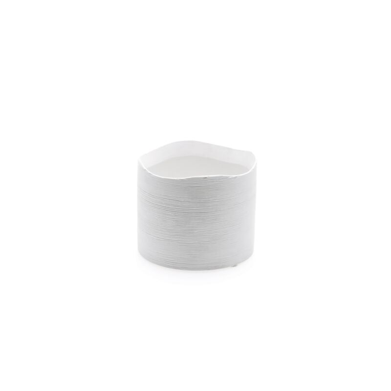 Design Shop White Delphi Pot, 4.7" X 4".