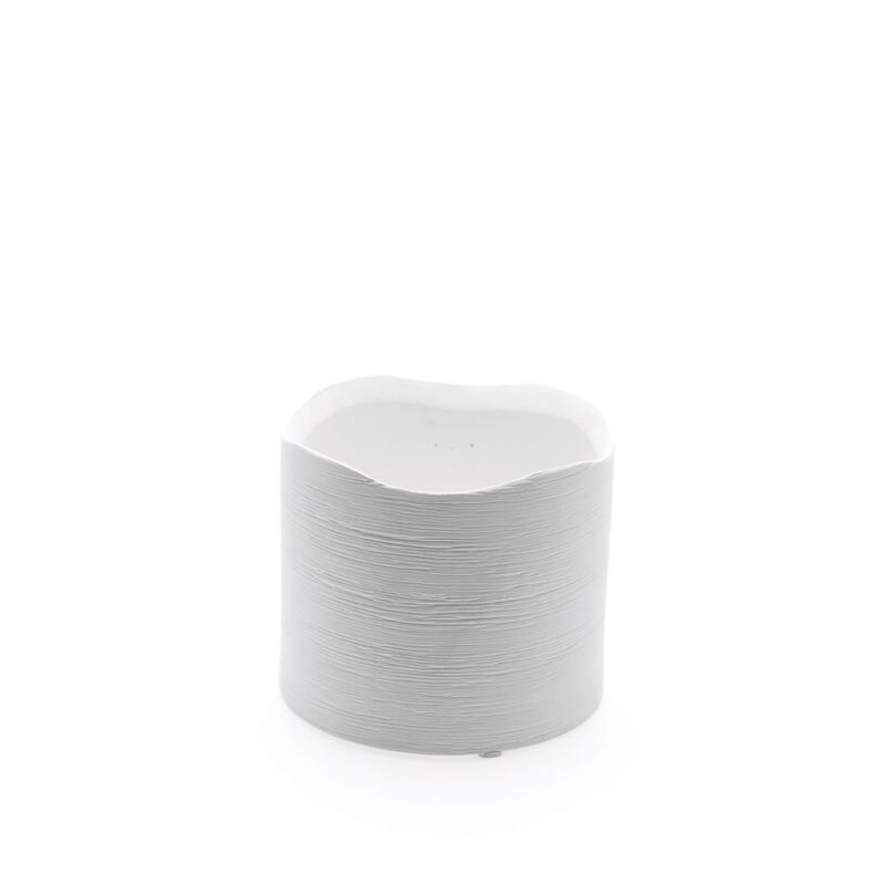 Design Shop White Delphi Pot, 5.7" X 5".