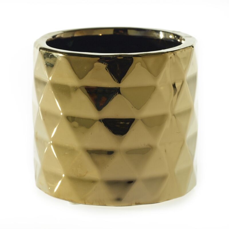 Design Shop Gold Architect Collection Pot, 4.75" X 4".