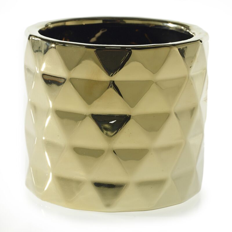 Design Shop Gold Architect Collection Pot, 5.75" X 5".