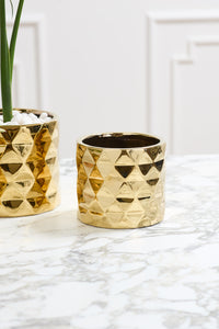 Design Shop Gold Architect Collection Pot, 5.75" X 5".