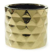 Design Shop Gold Architect Collection Pot, 7" X 6.25"