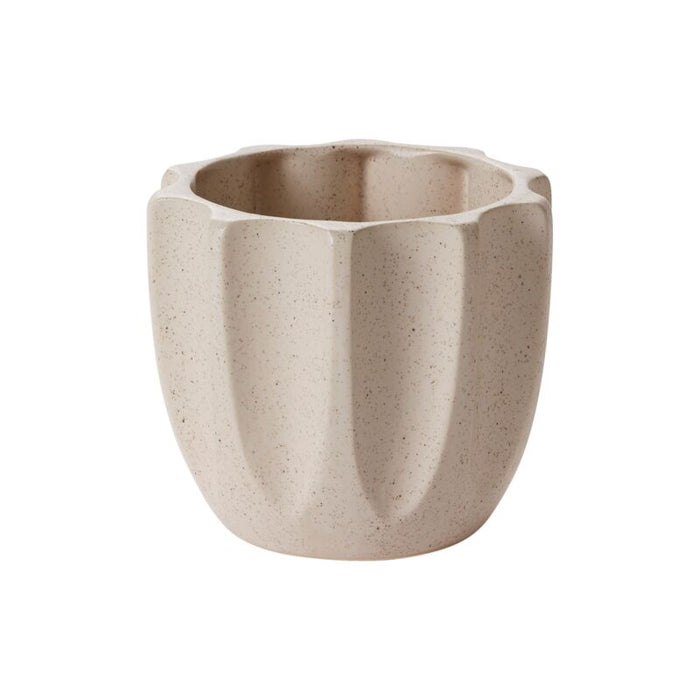 Design Shop Off-White Beaumont Pot, 5.5" X 4.5", Set of 2.