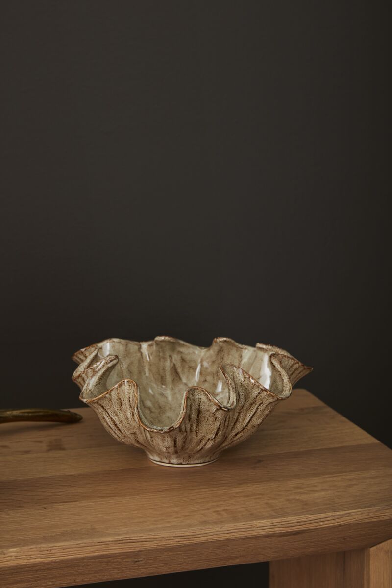 Design Shop Brown Caraway Bowl, 11" X 5".