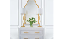 Chelsea House Sway Buffet Lamp-Gold Leaf
