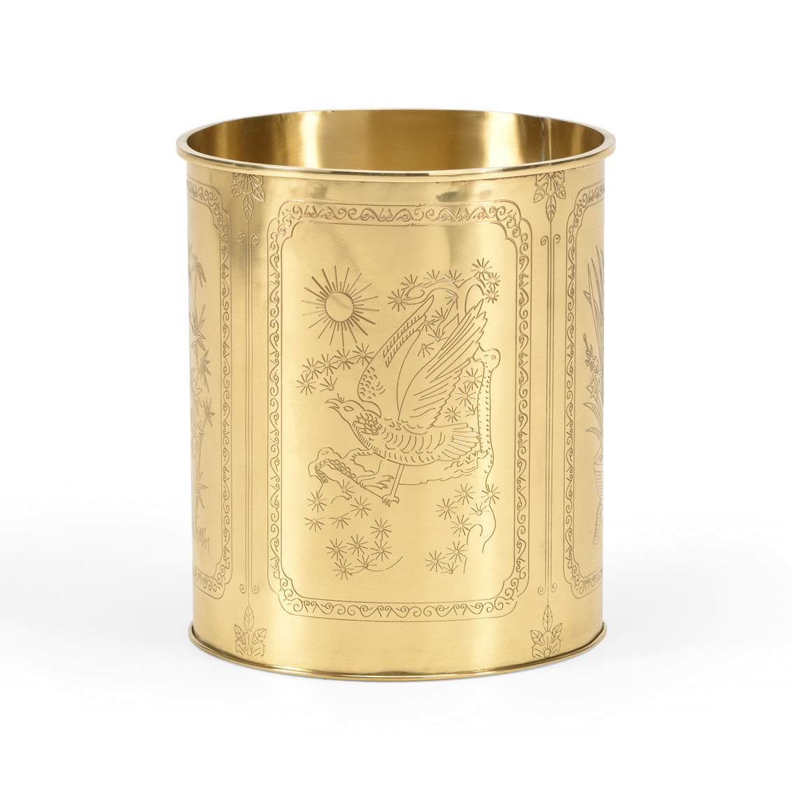 Wildwood Brass Waste Basket