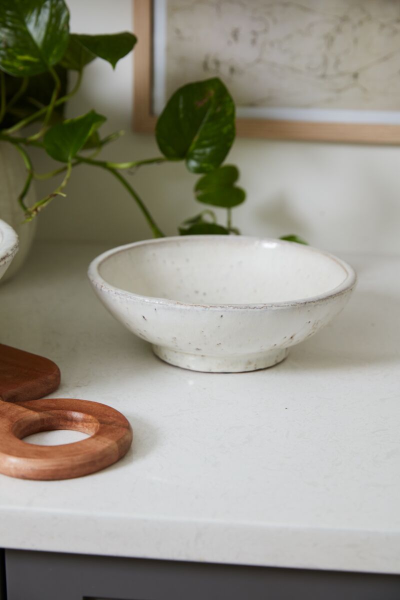 Design Shop White Divvy Bowl, 8.75" X 3"
