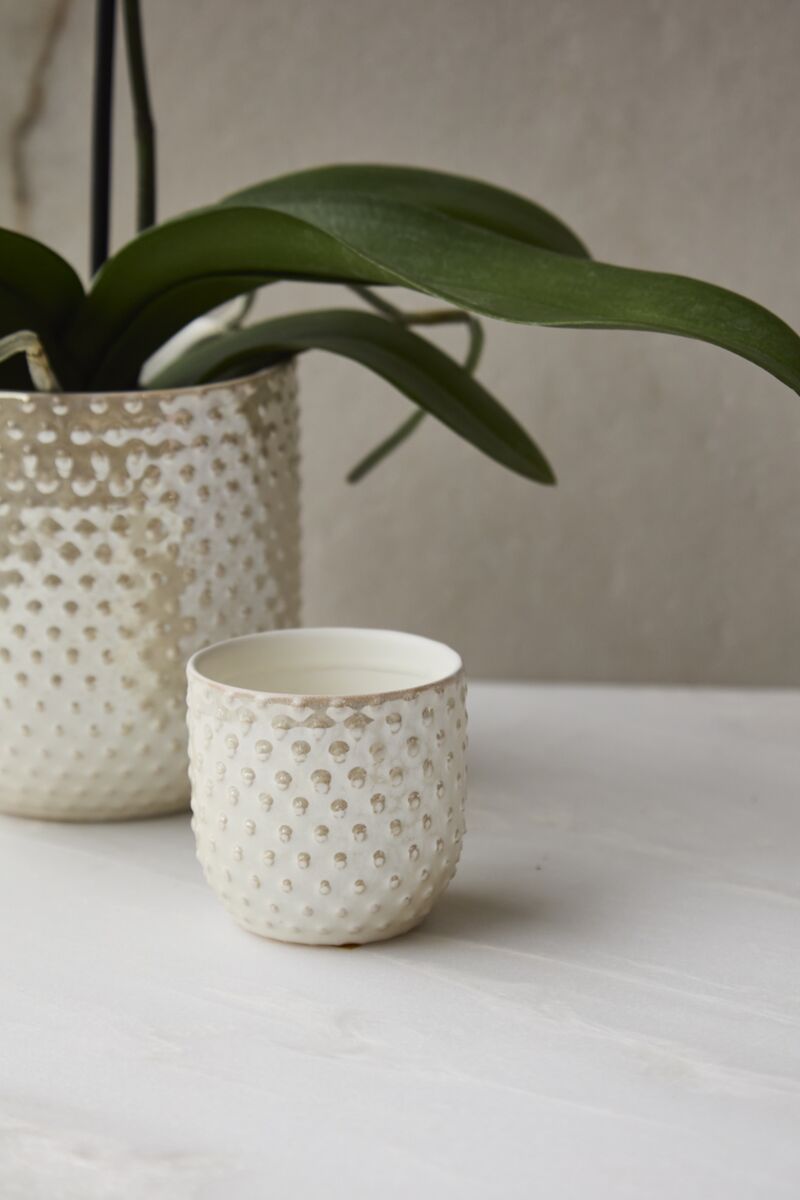 Design Shop Iridescent Everly Pot, 2.75" X 3", Set of 4.