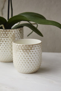 Design Shop Iridescent Everly Pot, 4" X 4", Set of 4.