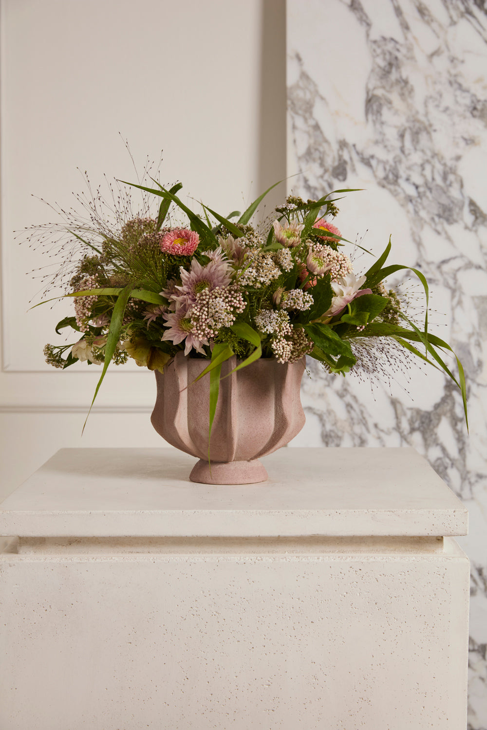 Design Shop Pink Claudia Collection Compote, 7.25" X 6.25".