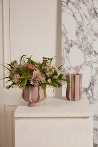 Design Shop Pink Claudia Collection Compote, 7.25" X 6.25".