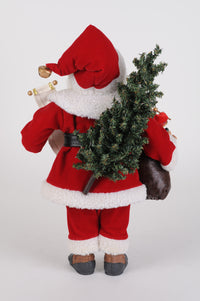 Karen Didion Lighted Vintage Toy Bag Santa