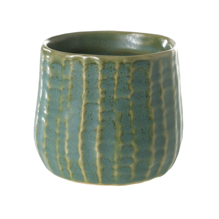 Design Shop Green Palmero Collection Pot, 3" X 2.75", Set of 4.