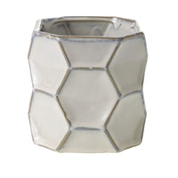 Design Shop Off-White Jabi Pot, 5.25" X 5"