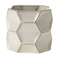 Design Shop Off-White Jabi Pot, 7.75" X 6.75".